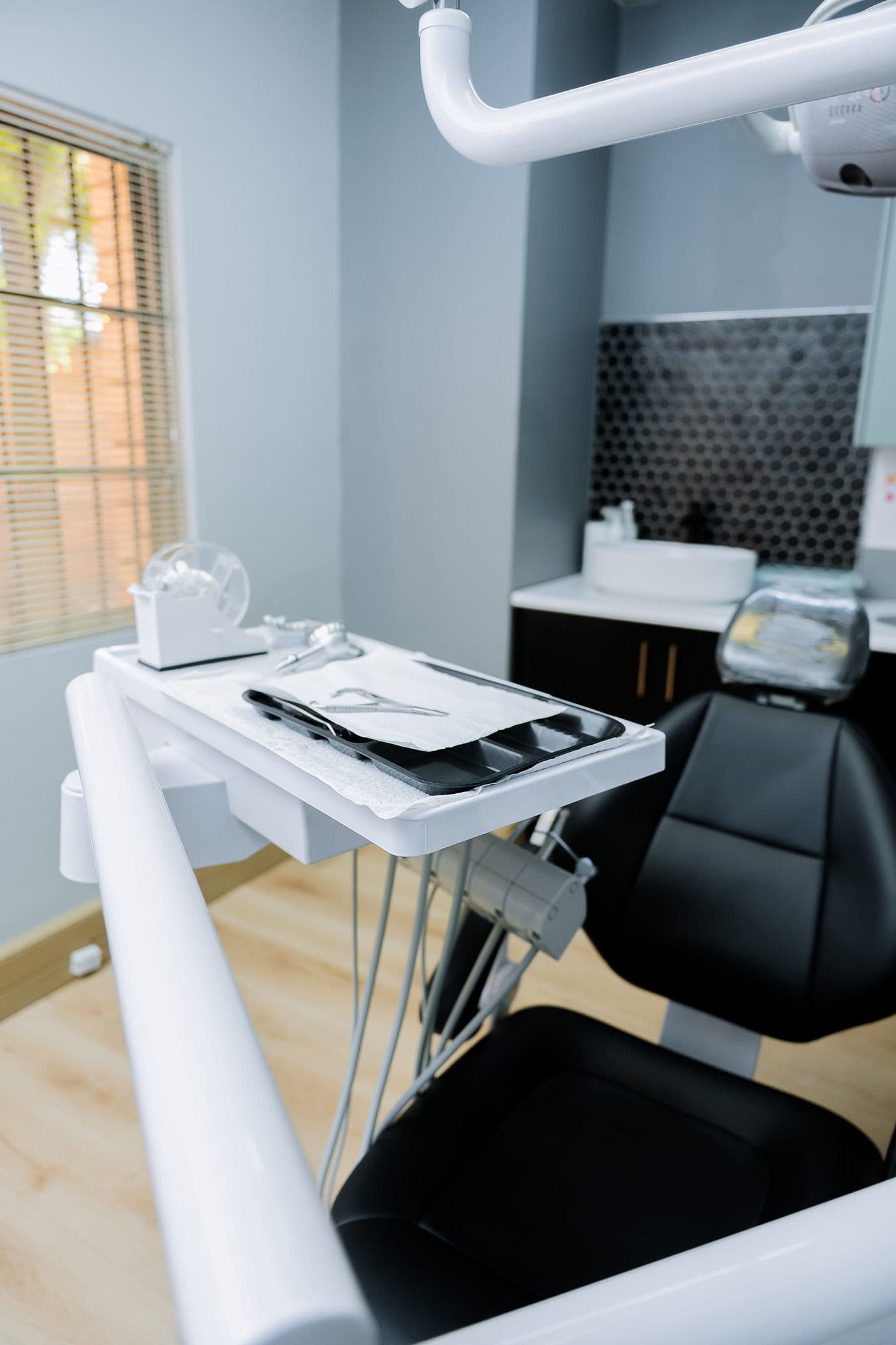 Morning light across a treatment room at Lumin Dental & Aesthetics